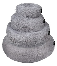 Produktbild von District 70 Fuzz Katzen- und Hundebett Hellgrau M