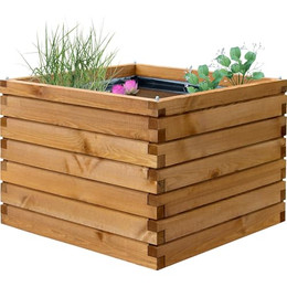 Produktbild von dobar® 29220FSCe Hochteich Alea Gartenteich aus Massivholz - 250 l