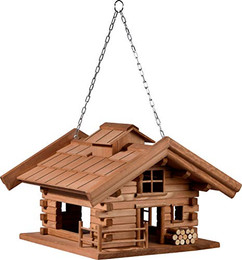 Produktbild von dobar Green Label Design Vogelfutterhaus St. Moritz hängend