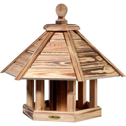 Produktbild von dobar Green Label Großes Vogelfutterhaus Brillo aus Holz