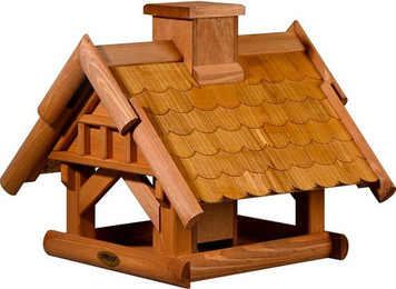 Produktbild von dobar® Green Label Großes Vogelhaus Blätterfall für Ständermontage - 1,3 l