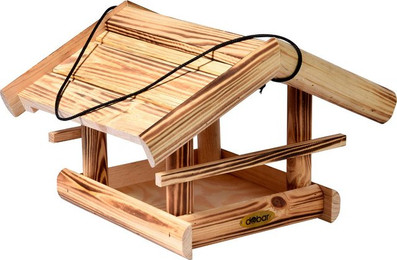 Produktbild von dobar Green Label Vogelfutterhaus Quemado hängend