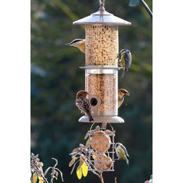 dobar® Große Multifunktions-Futtersäule aus Stahl – Bild 1 von 4