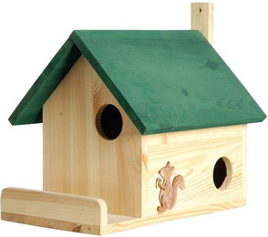 Produktbild von dobar Kleintierstall Eichhörnchenhaus mit Terrasse und Zier-Hörnchen