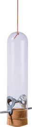 Produktbild von dobar® Premium Design Vogelfuttersäule Echtglas-Pickbar