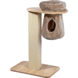 Produktbild von dobar Premium Katzen-Kratzbaum Dreamy aus Holz mit großen Kratzstämmen