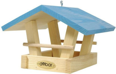 Produktbild von dobar Vogelfutterhaus aus Kiefernholz mit Spitzdach