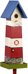 Produktbild von dobar Vogelhaus Dobar Vogelburg Leuchtturm 19,5 x 19,5 x 60 cm