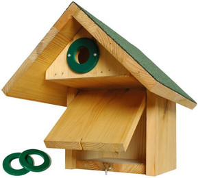 Produktbild von dobar Vogelhaus Nistkasten Räuberschutz grün