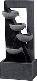 Produktbild von dobar® Vulcanus Design Gartenbrunnen Groß 4 Schalen