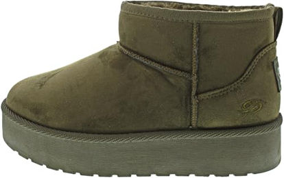 Dockers Damen Boots Gefüttert Oliv – Bild 1 von 5