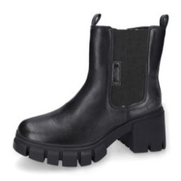 Produktbild von Dockers Damen Chelsea Boot mit Blockabsatz Schwarz 38