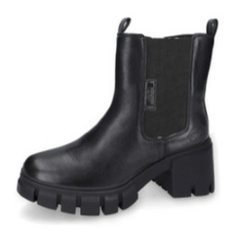 Produktbild von Dockers Damen Chelsea Boot mit Blockabsatz Schwarz 39