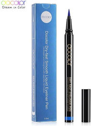 Produktbild von Docolor Flüssiger Eyeliner, Augen-Make-up, superwasserfest, langlebig, leicht zu tragende Augen-Make-up-Kosmetik-Werkzeuge blau