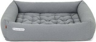 Doctor Bark orthopädisches Hundebett hellgrau L – Bild 1 von 3