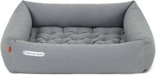 Doctor Bark orthopädisches Hundebett hellgrau S – Bild 1 von 3