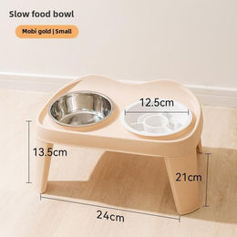 Produktbild von Dog Classic Faltbarer, erhöhter Doppelnapf, mittelgroßer und großer Hundenapf, Hundenapf für Golden Retriever, großer Hundefutternapf, Haustiernapf