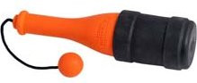 Produktbild von DOG COMETS Hunde-Wasserspielzeug Bobber orange, Länge: ca. 23 cm, Durchmesser:  ca. 6,2 cm