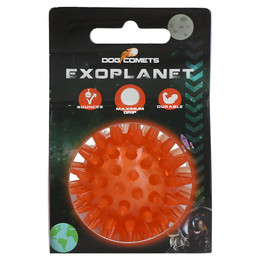 Produktbild von Dog Comets Hundespielzeug Ball Exoplanet orange Größe M