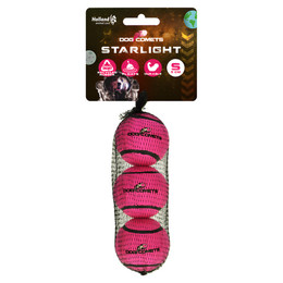 Produktbild von Dog Comets Hundespielzeug Starlight Tennisball rosa Größe S