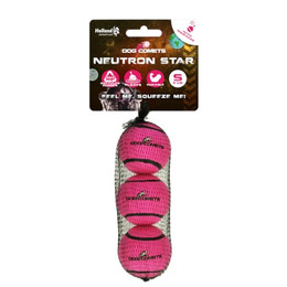 Produktbild von Dog Comets Neutron Star Tennisball mit Quietscher rosa