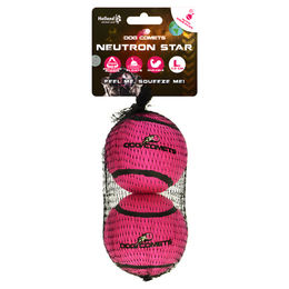 Produktbild von Dog Comets Neutron Star Tennisball mit Quietscher rosa