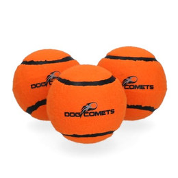 Produktbild von Dog Comets Starlight Tennisball orange - 3 x 6 cm