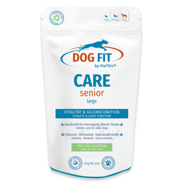 Produktbild von DOG FIT by PreThis® CARE senior Nahrungsergänzung für ältere Hunde