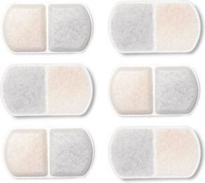 Produktbild von Dog Mate Ersatzfilter für 8L Edelstahlbrunnen – 6er-Pack