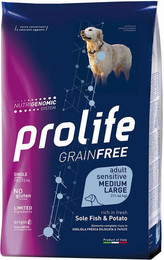 Produktbild von Dog Prolife Adult M/L Grain Free Sole Fisch & Kartoffel - 10 kg