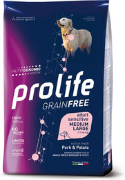 Produktbild von Dog Prolife Grain Free Schwein & Kartoffel - 2 x 10 kg
