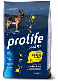 Produktbild von Dog Prolife Smart Adult Medium/Large Breed Huhn & Reis - 12 kg