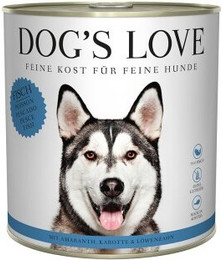 Produktbild von DOG'S LOVE Adult Classic Fisch mit Amaranth und Karotte - 6 x 800 g