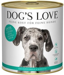 Produktbild von DOG'S LOVE Adult Ente - 6 x 800 g