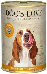 Produktbild von DOG'S LOVE Adult Fleisch Pur B.A.R.F. Pute - 6 x 400 g