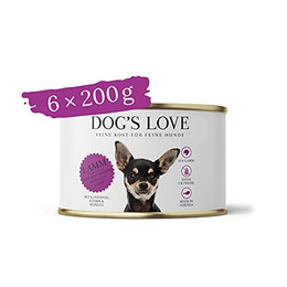 Produktbild von DOG'S LOVE Adult Lamm Hunde Nassfutter - 6 x 200 g