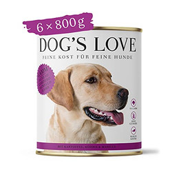 Produktbild von Dog's Love Adult Lamm Nassfutter für Hunde - 6 x 800 g