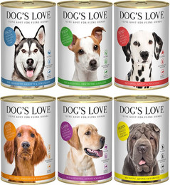 Produktbild von DOG'S LOVE Adult Multipack Nassfutter - 6 x 400 g
