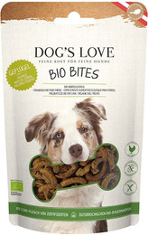Produktbild von Dog's Love Bio Hundesnacks Bites Geflügel - 6 x 150 g