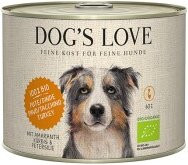 Produktbild von DOG'S LOVE BIO Pute mit Amaranth & Kürbis - 6 x 200 g