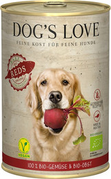 Produktbild von DOG'S LOVE BIO Reds Vegan - 6 x 400 g