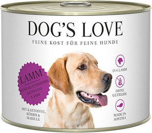 Produktbild von Dog's Love Classic 200g Dose Hundenassfutter Sparpaket 12 x 200 Gramm Lamm mit Kartoffel, Kürbis & Marille
