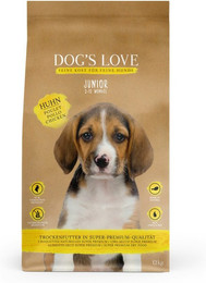 Produktbild von Dog's Love Junior Huhn Trockenfutter - 2 x 12 kg