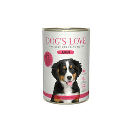 Produktbild von Dog's Love Junior Nassfutter Rind mit Karotte & Salbei - 6 x 200 g
