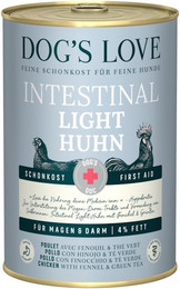Produktbild von Dog's Love Schonkost mit 400 Gramm Hundenassfutter 12 x 400 Gramm Huhn