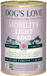Produktbild von Dog's Love Schonkost mit 400 Gramm Hundenassfutter 12 x 400 Gramm Rind