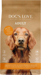 Produktbild von Dog's Love Trockenfutter Adult Pute - 12 kg