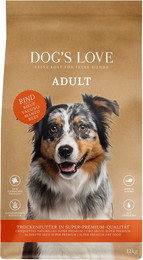 Produktbild von Dog´s Love Trockenfutter Adult Rind - 12 kg