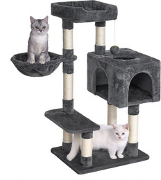 Produktbild von Dogat Kratzbaum 98cm Kratzbaum, Kompakt, mit Hängematte