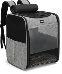 Produktbild von Dogat Tiertransporttasche Tiertransportbox, Katzenrucksack, Hundetasche für